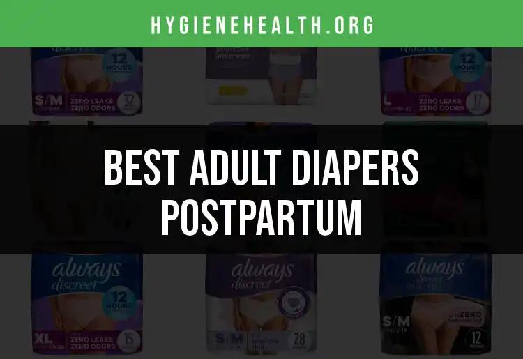 13 Best Adult Diapers Postpartum For Your Comfort